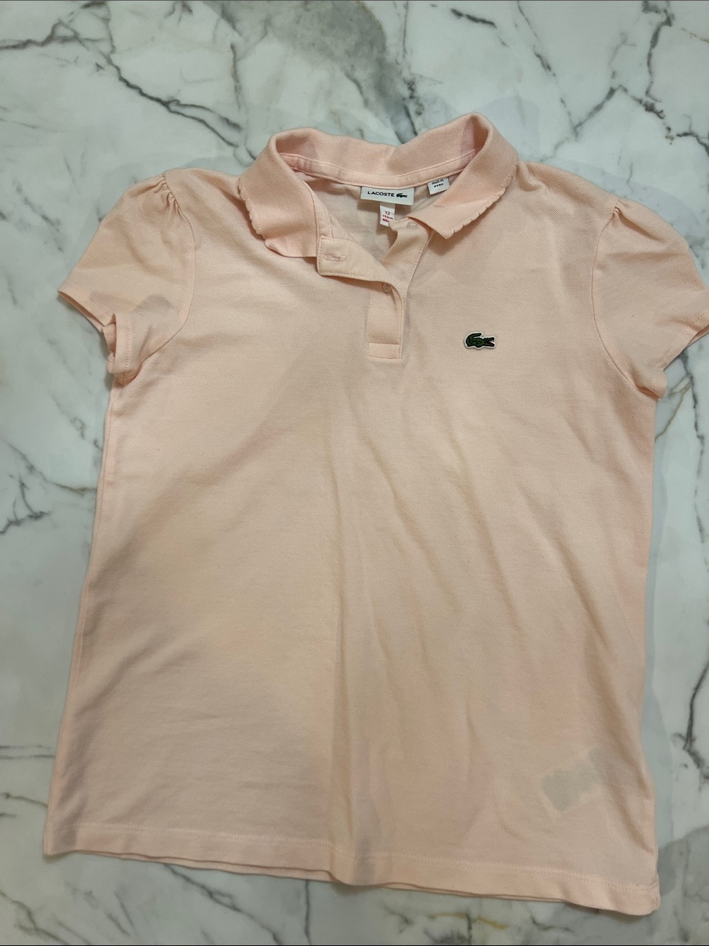 Lacoste Light Pink Polo Shirt